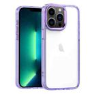 For iPhone 13 Pro Max High Translucency Acrylic Phone Case(Purple) - 1