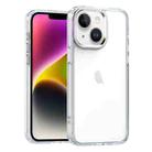 For iPhone 14 Plus High Translucency Acrylic Phone Case(White) - 1