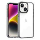 For iPhone 14 Plus High Translucency Acrylic Phone Case(Black) - 1