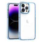 For iPhone 14 Pro High Translucency Acrylic Phone Case(Blue) - 1