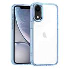 For iPhone XR High Translucency Acrylic Phone Case(Blue) - 1