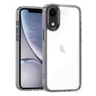 For iPhone XR High Translucency Acrylic Phone Case(Black) - 1