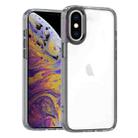 For iPhone XS Max High Translucency Acrylic Phone Case(Black) - 1