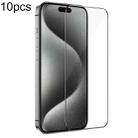 For iPhone 15 Pro 10pcs BOROFONE Diamond Armor Full-screen HD Tempered Glass Film - 1