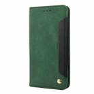 For iPhone 16 Skin Feel Splicing Leather Phone Case(Green) - 3