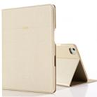 For iPad Pro 11 inch (2020) GEBEI PU+TPU Horizontal Flip Leather Tablet Case with Holder & Card Slots(Gold) - 1