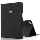For iPad Pro 11 inch (2020) GEBEI PU+TPU Horizontal Flip Leather Tablet Case with Holder & Card Slots(Black) - 1