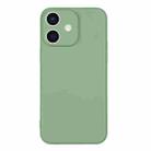 For iPhone 16 Silicone Phone Case with Wrist Strap(Matcha Green) - 2