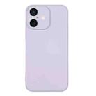 For iPhone 16 Silicone Phone Case with Wrist Strap(Light Purple) - 2