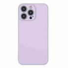 For iPhone 16 Pro Silicone Phone Case with Wrist Strap(Light Purple) - 2