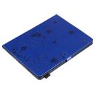 For iPad Pro 12.9 (2020) & (2018) Cat Bee Embossing Pattern Horizontal Flip Leather Tablet Case with Holder & Card Slots & Wallet & Pen Slot(Blue) - 5