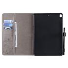 For iPad 10.2 / Air (2019) / Pro 10.5 Cat Bee Embossing Pattern Horizontal Flip Leather Case with Holder & Card Slots & Wallet & Pen Slot & Wake-up / Sleep Function(Grey) - 4