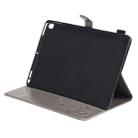 For iPad 10.2 / Air (2019) / Pro 10.5 Cat Bee Embossing Pattern Horizontal Flip Leather Case with Holder & Card Slots & Wallet & Pen Slot & Wake-up / Sleep Function(Grey) - 8