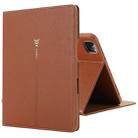 For iPad Pro 11 inch (2020) GEBEI PU+TPU Horizontal Flip Protective Tablet Case with Holder & Card Slots(Brown) - 1