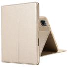 For iPad Pro 11 inch (2020) GEBEI PU+TPU Horizontal Flip Protective Tablet Case with Holder & Card Slots(Gold) - 1