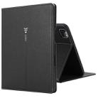 For iPad Pro 11 inch (2020) GEBEI PU+TPU Horizontal Flip Protective Tablet Case with Holder & Card Slots(Black) - 1