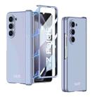 For Samsung Galaxy Z Fold5 GKK Integrated Magnetic Folding Hinge All-inclusive Phone Case(Light Blue) - 1