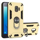 For Samsung Galaxy J2 Core 2 in 1 Armour Series PC + TPU Protective Case with Ring Holder(Gold) - 1