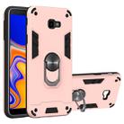 For Samsung Galaxy J4+ 2 in 1 Armour Series PC + TPU Protective Case with Ring Holder(Rose Gold) - 1