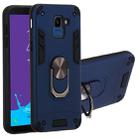 For Samsung Galaxy J6 (2018) 2 in 1 Armour Series PC + TPU Protective Case with Ring Holder(Sapphire Blue) - 1