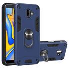 For Samsung Galaxy J6+ 2 in 1 Armour Series PC + TPU Protective Case with Ring Holder(Sapphire Blue) - 1