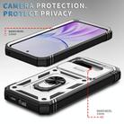 For Google Pixel 9a Sliding Camshield TPU + PC Phone Case with Holder(White+Black) - 3