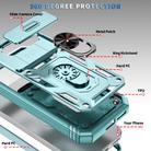 For Google Pixel 9a Sliding Camshield TPU + PC Phone Case with Holder(Green) - 2