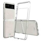 For Motorola Razr 40 Scratchproof Acrylic TPU Phone Case(Transparent) - 1