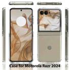 For Motorola Razr 50 / Razr 2024 Scratchproof Acrylic TPU Phone Case(Transparent) - 2