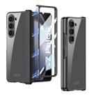 For Samsung Galaxy Z Fold5 GKK Integrated Magnetic Phantom Hinge Folding Phone Case(Black) - 1
