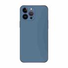 For iPhone 15 Pro Max Electroplating AG Frosted Phone Case(Sea Blue) - 1