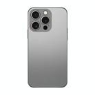 For iPhone 15 Pro Max Electroplating AG Frosted Phone Case(Silver Grey) - 1