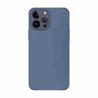 For iPhone 15 Pro Electroplating AG Frosted Phone Case(Dark Purple) - 1