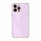 For iPhone 15 Pro Electroplating AG Frosted Phone Case(Pink) - 1