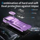 For iPhone XS Sliding Camshield Holder Phone Case(Purple) - 6