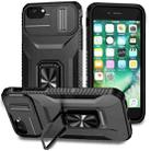 For iPhone 7 Sliding Camshield Holder Phone Case(Black) - 1