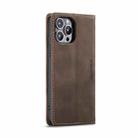 For iPhone 15 Pro CaseMe 013 Multifunctional Horizontal Flip Leather Phone Case(Coffee) - 3