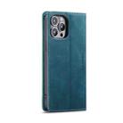 For iPhone 15 Pro CaseMe 013 Multifunctional Horizontal Flip Leather Phone Case(Blue) - 3