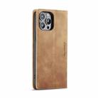 For iPhone 15 Pro CaseMe 013 Multifunctional Horizontal Flip Leather Phone Case(Brown) - 3
