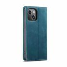 For iPhone 15 Plus CaseMe 013 Multifunctional Horizontal Flip Leather Phone Case(Blue) - 3