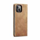 For iPhone 15 Plus CaseMe 013 Multifunctional Horizontal Flip Leather Phone Case(Brown) - 3
