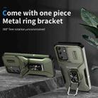 For Samsung Galaxy A25 5G Sliding Camshield Holder Phone Case(Alpine Green) - 2