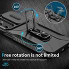 For Samsung Galaxy A25 5G Sliding Camshield Holder Phone Case(Black) - 3