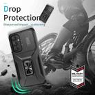 For Samsung Galaxy A35 5G Sliding Camshield Holder Phone Case(Black) - 3