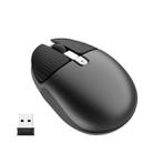 HXSJ M106 2.4GHZ 1600dpi Single-mode Wireless Mouse USB Rechargeable(Black) - 2