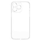 For iPhone 15 Pro TOTU PC-01 Soft Series Precision Lens Holes Phone Case(Transparent) - 1