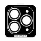 For iPhone 15 Pro Max TOTU PG-1 Golden Shield Series Metal Frame Lens Protector(Sliver) - 1