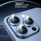 For iPhone 15 Pro TOTU PG-1 Golden Shield Series Metal Frame Lens Protector(Blue) - 2