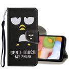For Samsung Galaxy A01 Colored Drawing Pattern Horizontal Flip Leather Case with Holder & Card Slots & Wallet(Cartoon Words) - 1