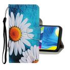 For Samsung Galaxy A20s Colored Drawing Pattern Horizontal Flip Leather Case with Holder & Card Slots & Wallet(Chamomile) - 1